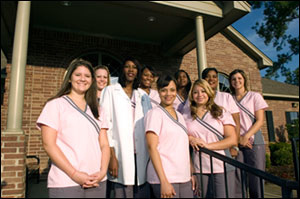 Staff Members of the Franklin Dental Center in Tyler Texas.