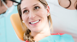 Smiling Tyler dental patient after teeth whitening