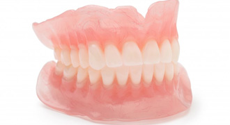 Illustration of removable dentures