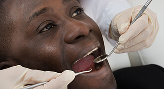 Dental checkup and cleaning patient at Tyler dentist