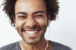 man with perfect teeth smiling