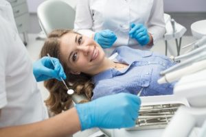 woman at dental appointment